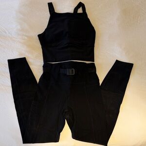 Women's Black Activewear Set Size S